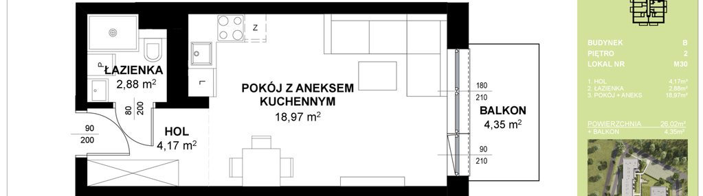 Mieszkanie w inwestycji: Triton Kampinos III