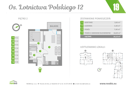 Mieszkanie w inwestycji: Os. Lotnictwa Polskiego 12