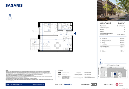 Mieszkanie w inwestycji: Niedziałkowskiego Park