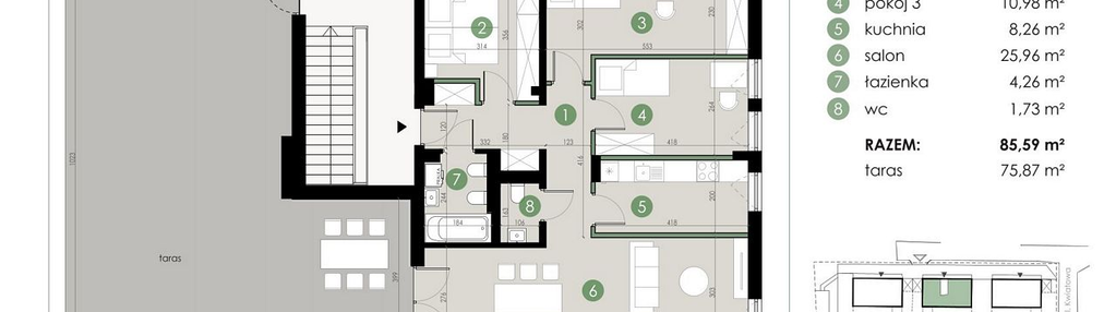 Mieszkanie w inwestycji: Osiedle Kwiatowa