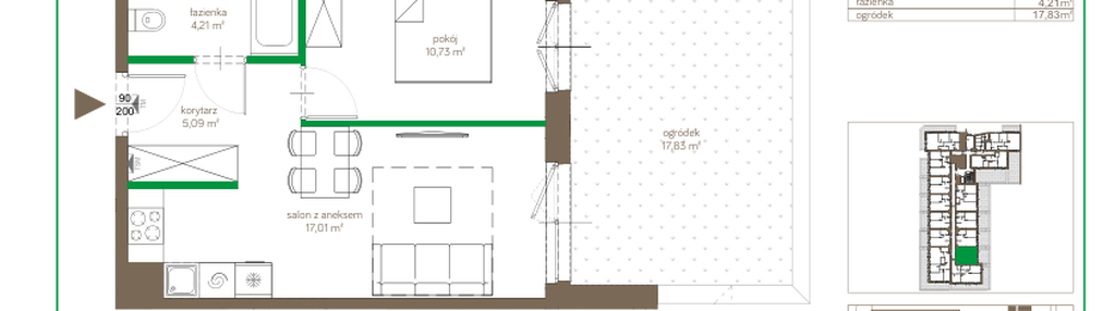 Mieszkanie w inwestycji: Ostródzka 123 - II etap