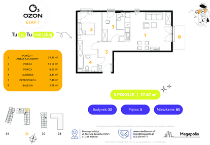 Mieszkanie w inwestycji: Osiedle Ozon etap VII