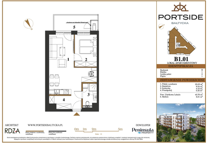 Mieszkanie w inwestycji: Portside Bałtycka
