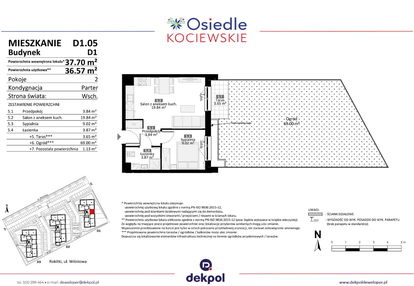 Mieszkanie w inwestycji: Osiedle Kociewskie etap III