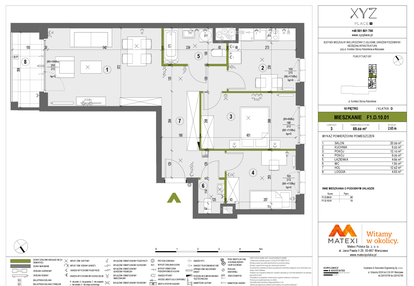 Mieszkanie w inwestycji: XYZ Place