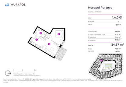 Mieszkanie w inwestycji: Murapol Portovo etap II