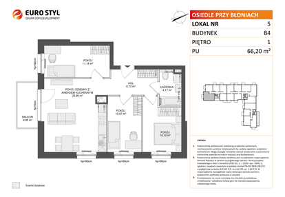 Mieszkanie w inwestycji: Osiedle Przy Błoniach 3 etap III