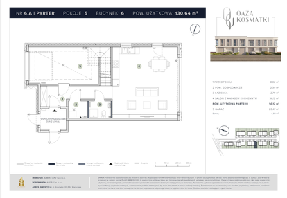 Dom w inwestycji: Oaza Kosmatki