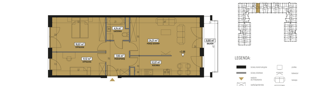 Mieszkanie w inwestycji: Diamentowe Tarasy