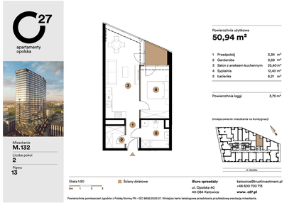 Mieszkanie w inwestycji: O27 Apartamenty Opolska