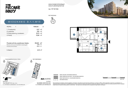 Mieszkanie w inwestycji: Nowe Promenady etap II