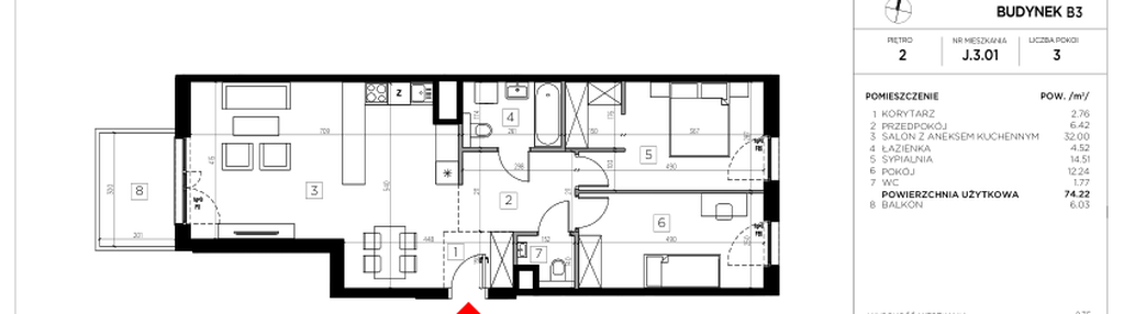 Mieszkanie w inwestycji: CityFlow etap II