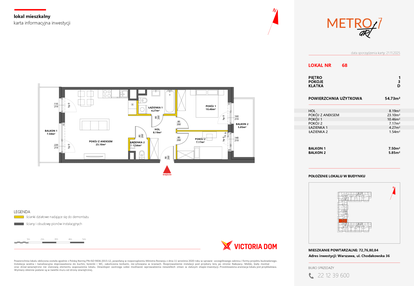 Mieszkanie w inwestycji: Metro Art 7