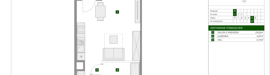 Mieszkanie w inwestycji: Osiedle Urbino etap 1.4