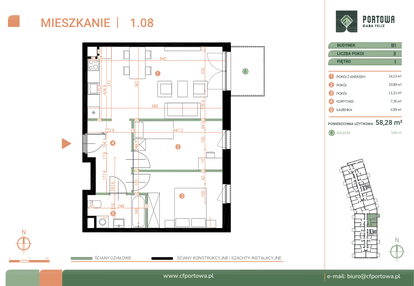 Mieszkanie w inwestycji: Casa Feliz Portowa II