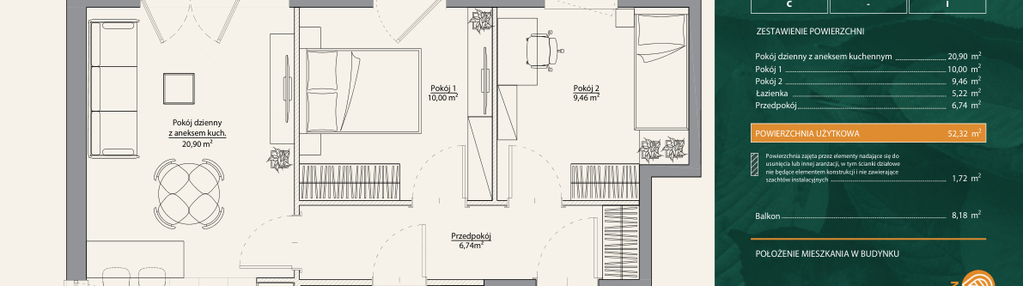 Mieszkanie w inwestycji: Aalto