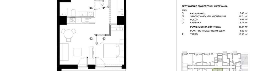 Mieszkanie w inwestycji: Kozielska Park