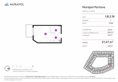Mieszkanie w inwestycji: Murapol Portovo etap II