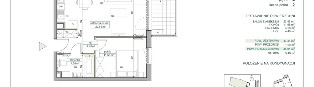 Mieszkanie w inwestycji: Villa Jaśkowa Dolina etap II