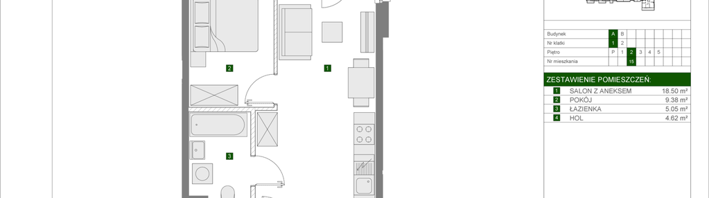 Mieszkanie w inwestycji: Osiedle Urbino etap 4.1