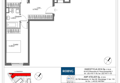 Mieszkanie w inwestycji: Rytm Mokotowa - etap 1B