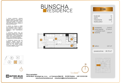 Mieszkanie w inwestycji: Bunscha Residence