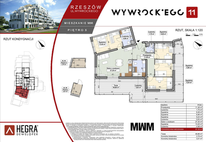 Mieszkanie w inwestycji: Apartamenty Wywrockiego 11