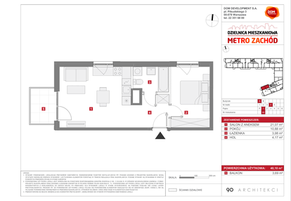 Mieszkanie w inwestycji: Dzielnica Mieszkaniowa Metro Zachód - etap 13