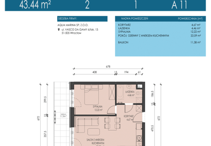 Mieszkanie w inwestycji: Apartamenty Aqua Marina