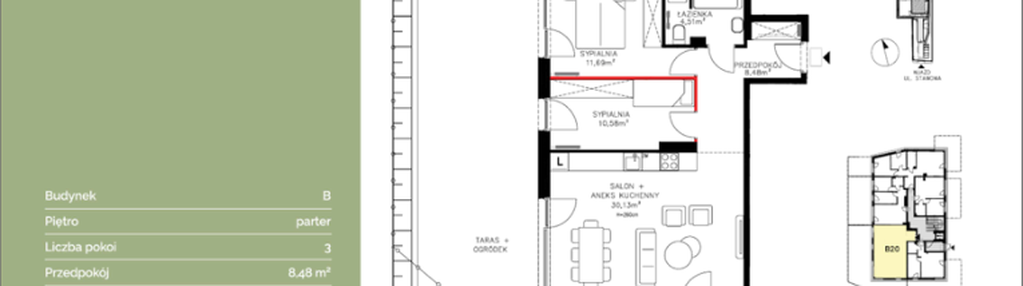 Mieszkanie w inwestycji: Stawowa Residence - etap V