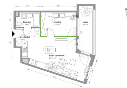 Mieszkanie w inwestycji: Sochaczewska Vita