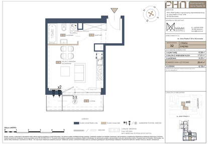 Mieszkanie w inwestycji: Apartamenty Jana Pawła 34