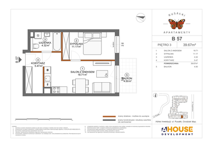 Mieszkanie w inwestycji: Apartamenty Rusałki