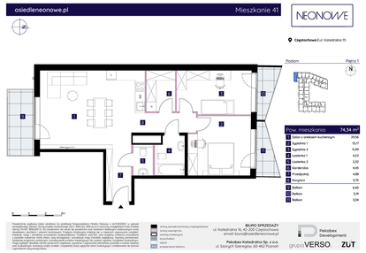 Mieszkanie w inwestycji: Osiedle Neonowe