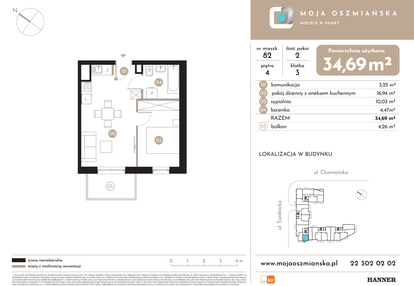 Mieszkanie w inwestycji: Moja Oszmiańska