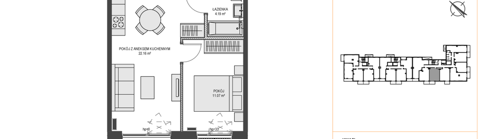 Mieszkanie w inwestycji: Przystań Brzeźno