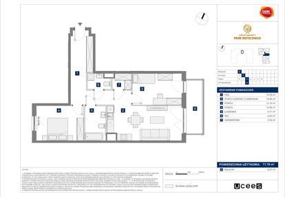 Mieszkanie w inwestycji: Apartamenty Park Matecznego Etap 1