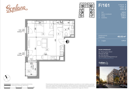 Mieszkanie w inwestycji: Goplana budynek F