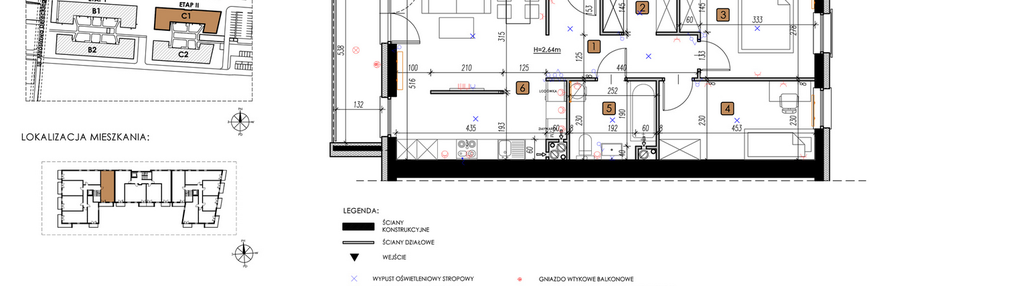 Mieszkanie w inwestycji: Koncertowe Wzgórze etap II