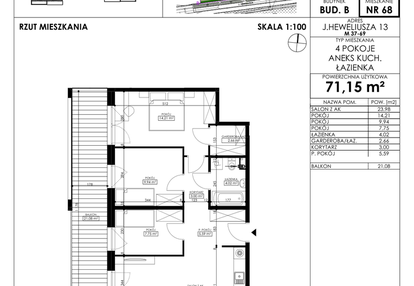 Mieszkanie w inwestycji: Osiedle JAR Heweliusza etap II