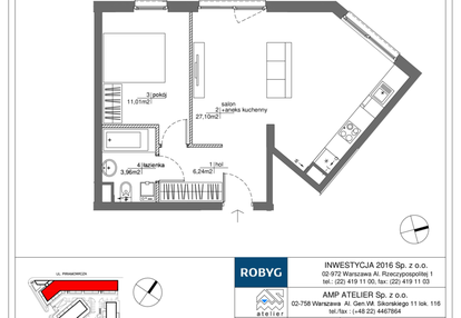 Mieszkanie w inwestycji: Rytm Mokotowa - etap 1B