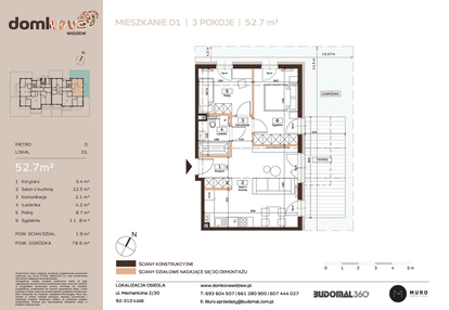 Mieszkanie w inwestycji: Domkove Widzew