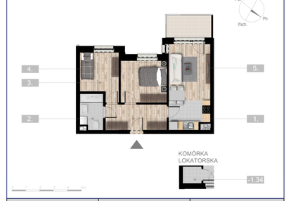 Mieszkanie w inwestycji: Szczytno Dąbrowskiego - etap 3