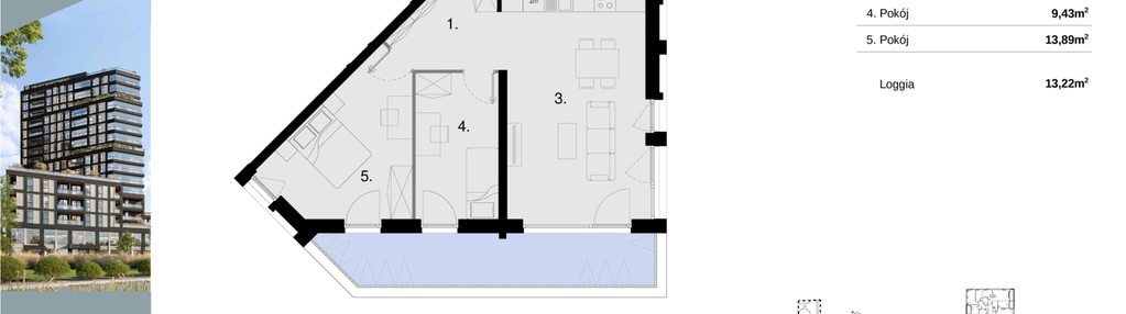 Mieszkanie w inwestycji: Sky Trust etap II