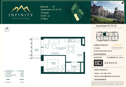 Mieszkanie w inwestycji: Infinity Mountain Resort etap 2