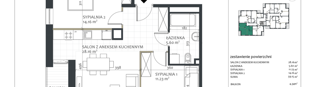 Mieszkanie w inwestycji: Sosnovia