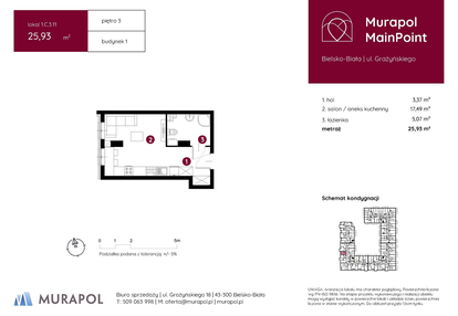 Mieszkanie w inwestycji: Murapol MainPoint
