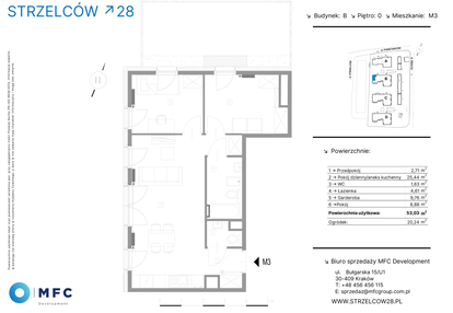 Mieszkanie w inwestycji: Strzelców 28