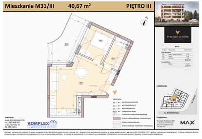 Mieszkanie w inwestycji: Przystań na Klifie