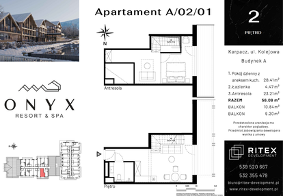 Mieszkanie w inwestycji: Onyx Resort & Spa